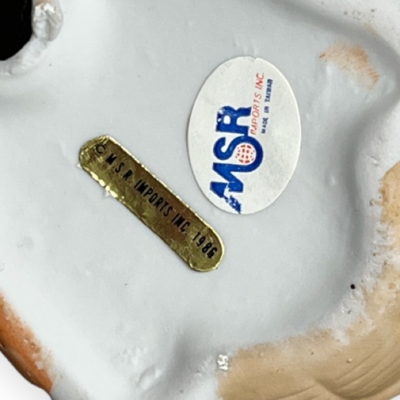 MSR Imports, Inc. Easter Egg Holder Top Hat Bunny Porcelain Vintage 1986 - Picture 6 of 7